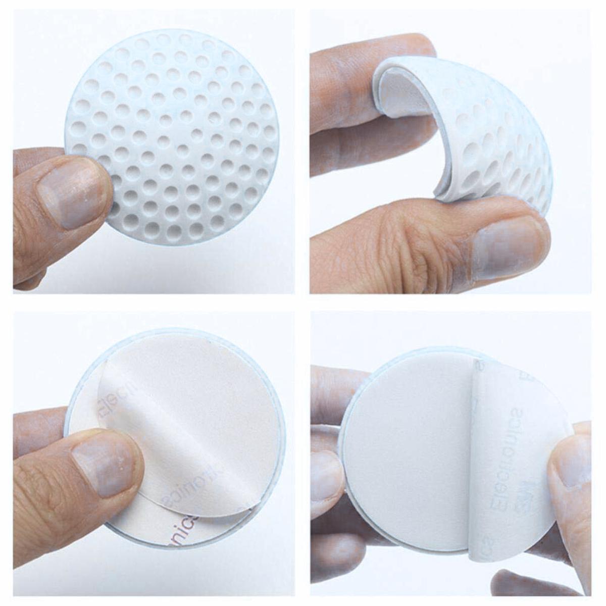 Стопоры для дверей TainStopper самоклеящиеся силиконовые 10 шт. Белый (2540) - фото 5