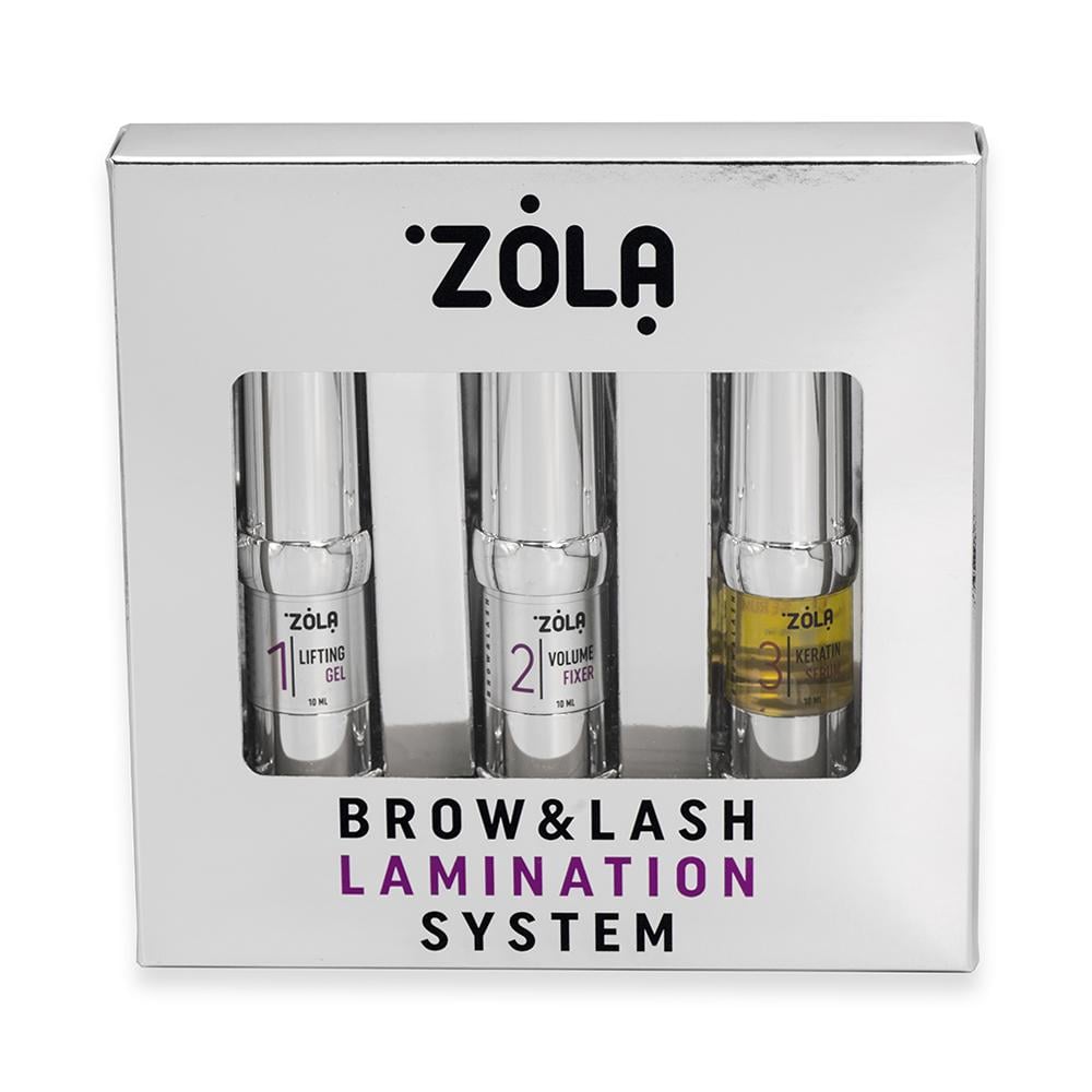 Набор для ламинирования ресниц и бровей ZOLA Brow&Lash Lamination System