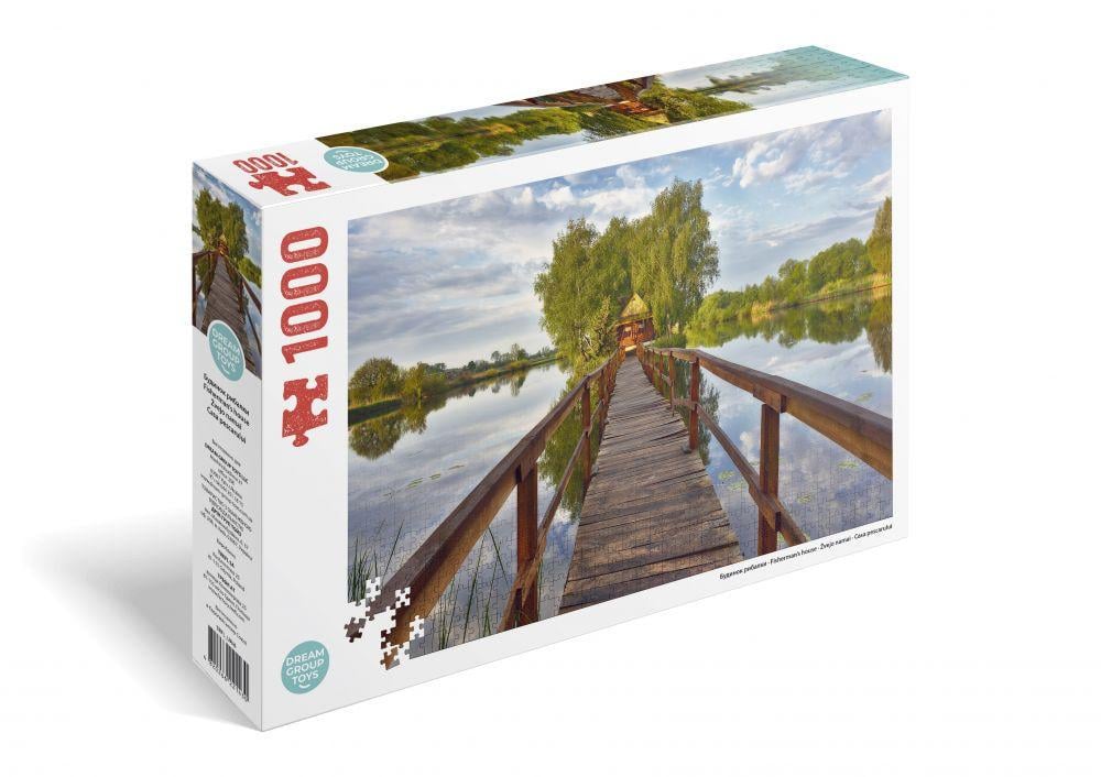 Пазл Trefl Домик рыбака TRFL_UA/6 DGT-PUZZLE 1000 элементов в коробке (4820266221430)
