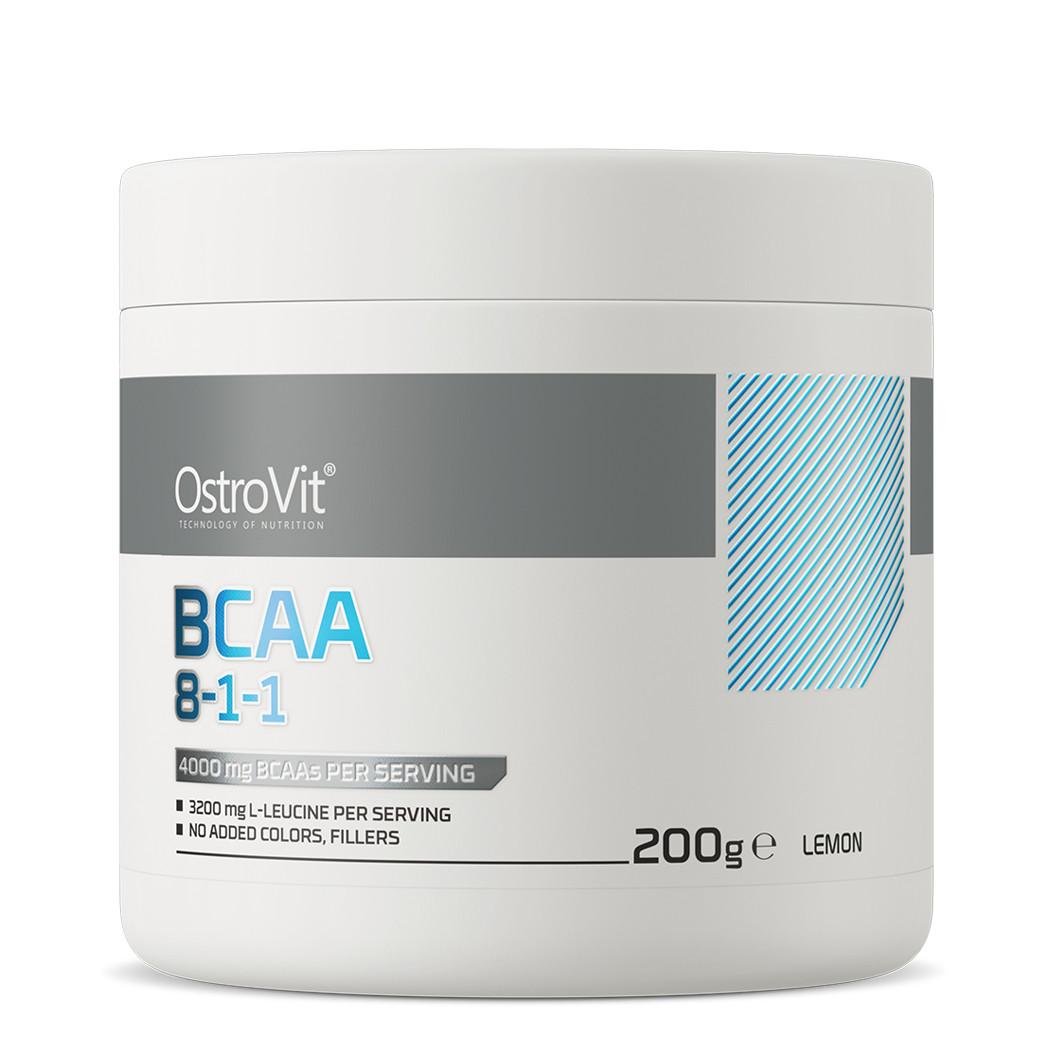 Аминокислоты OstroVit BCAA 8-1-1 200 г Лимон (08416-01)