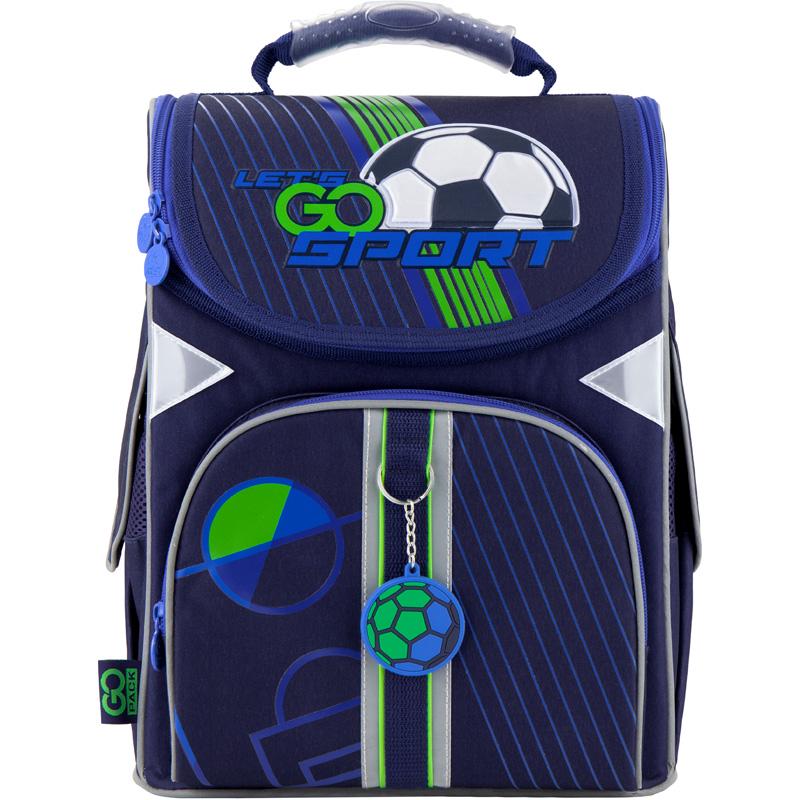 Рюкзак школьный каркасный GoPack Education 34x26x13 см 11 л Football (GO20-5001S-10)