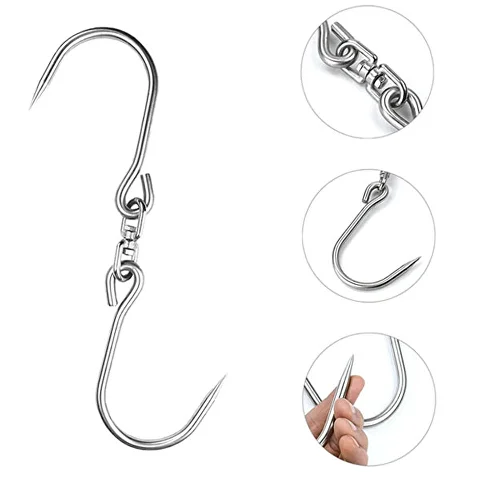 Комплект крюков для мяса AN00492-1 для забоя обработки и хранения продуктов - фото 2 Комплект крюков для мяса AN00492-1 для забоя обработки и хранения продуктов - фото 2