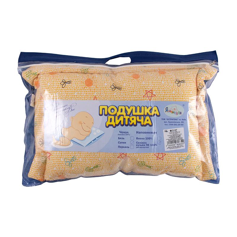 Подушка детская Руно Baby сатин 40x60 см Оранжевый (22859) - фото 8 Подушка детская Руно Baby сатин 40x60 см Оранжевый (22859) - фото 8
