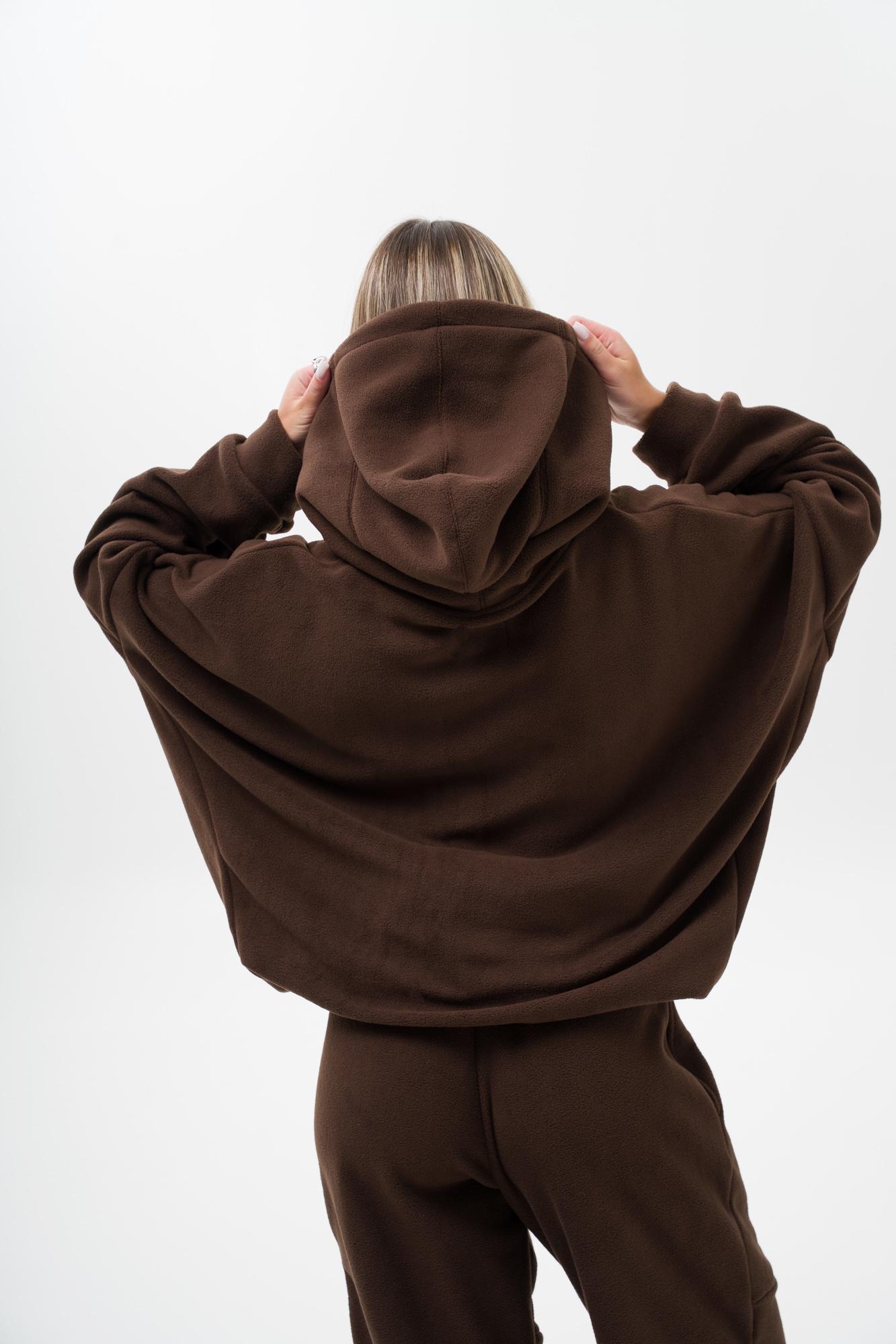 Худи Оверсайз с капюшоном Without Brand Soprano Brown (8055984) - фото 6 Худи Оверсайз с капюшоном Without Brand Soprano Brown (8055984) - фото 6