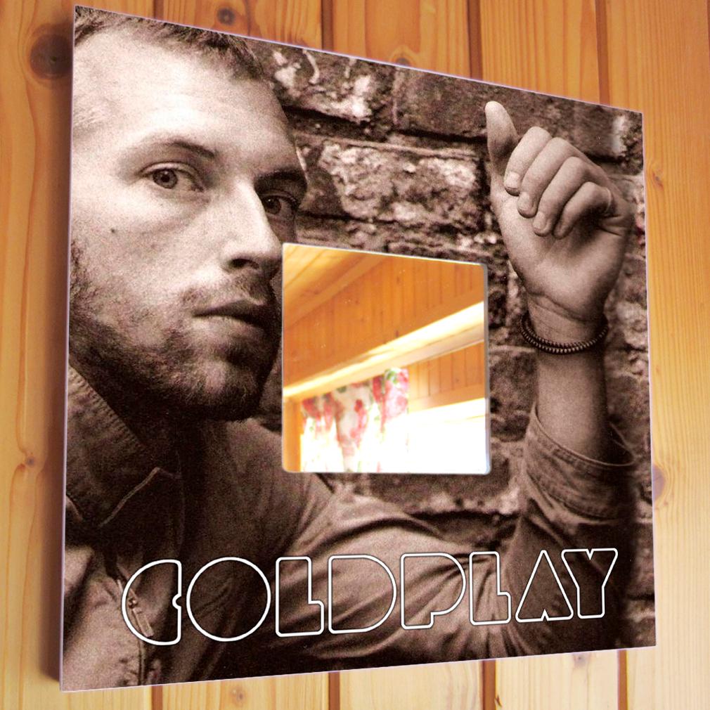 Зеркало декоративное Группа "Coldplay" 260х260 мм (M00921)