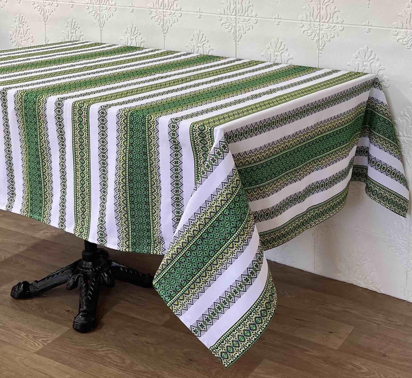 Скатерть Едельвика 99-23/00 коттон 220x140 см Зелен 220x140 см ый (CN26497)