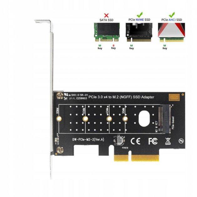 Адаптер M.2 SSD to PCI-E NGFF M-Key - фото 5