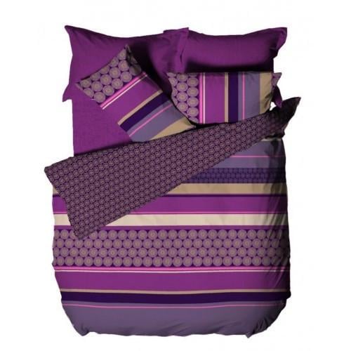 Комплект постельного белья Le Vele Enna полуторный 160х220 см Purple (lv-361)