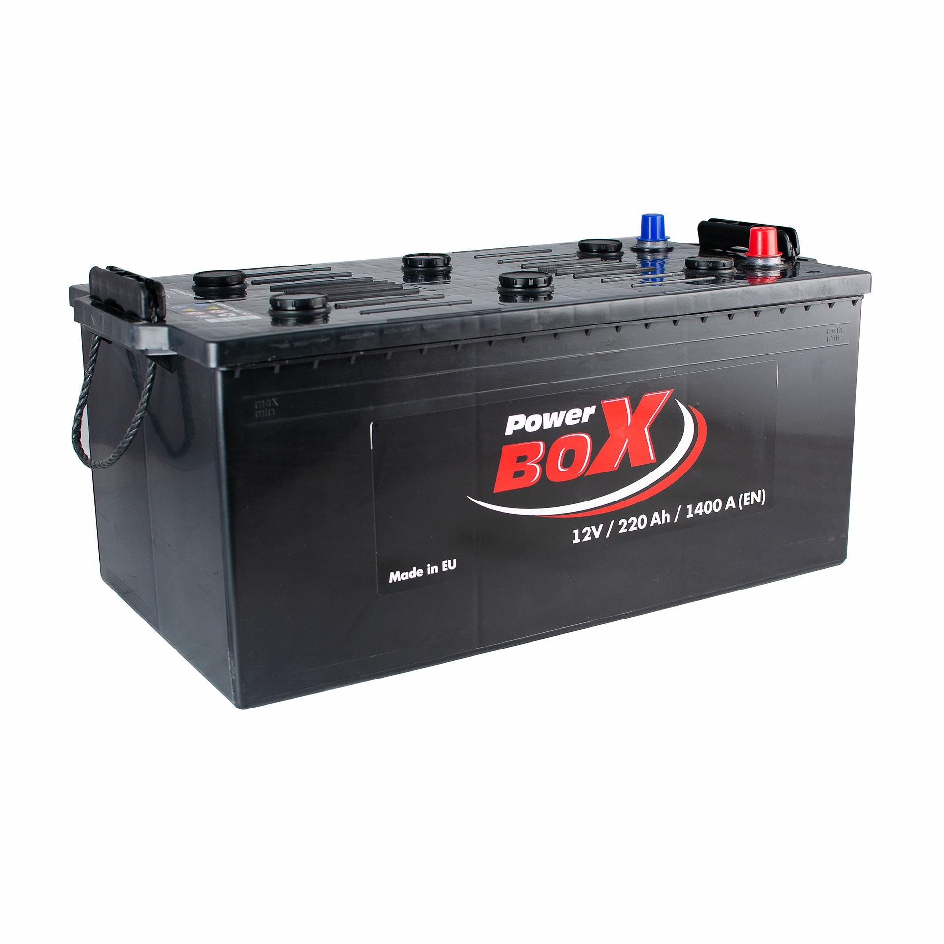 ᐉ Аккумулятор Power Box 220 Ah/12V 3 плюс сверху