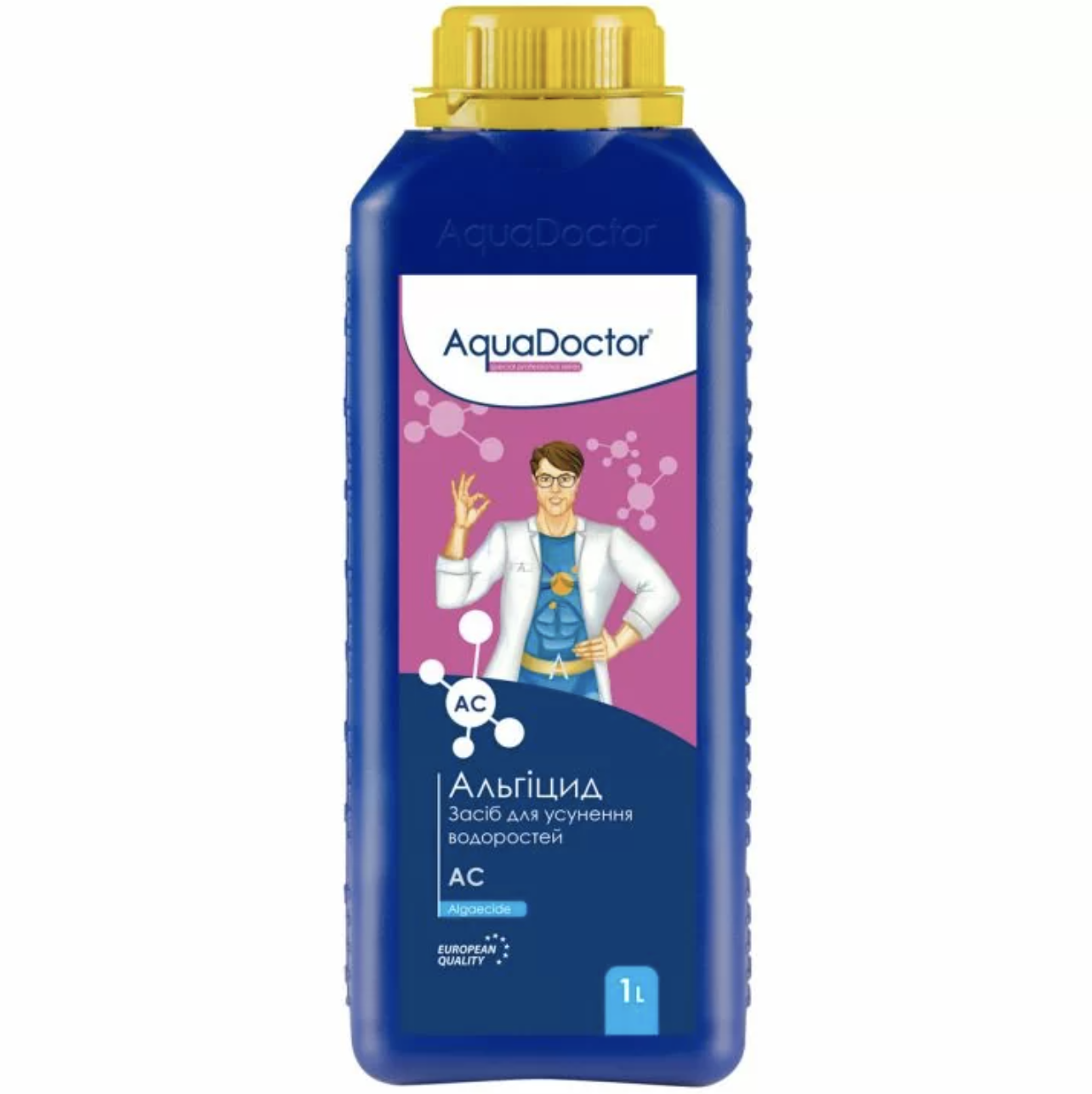 Засіб проти водоростей для басейну Aquadoctor AC Альгицид 1 л (15970) - фото 1 Засіб проти водоростей для басейну Aquadoctor AC Альгицид 1 л (15970) - фото 1
