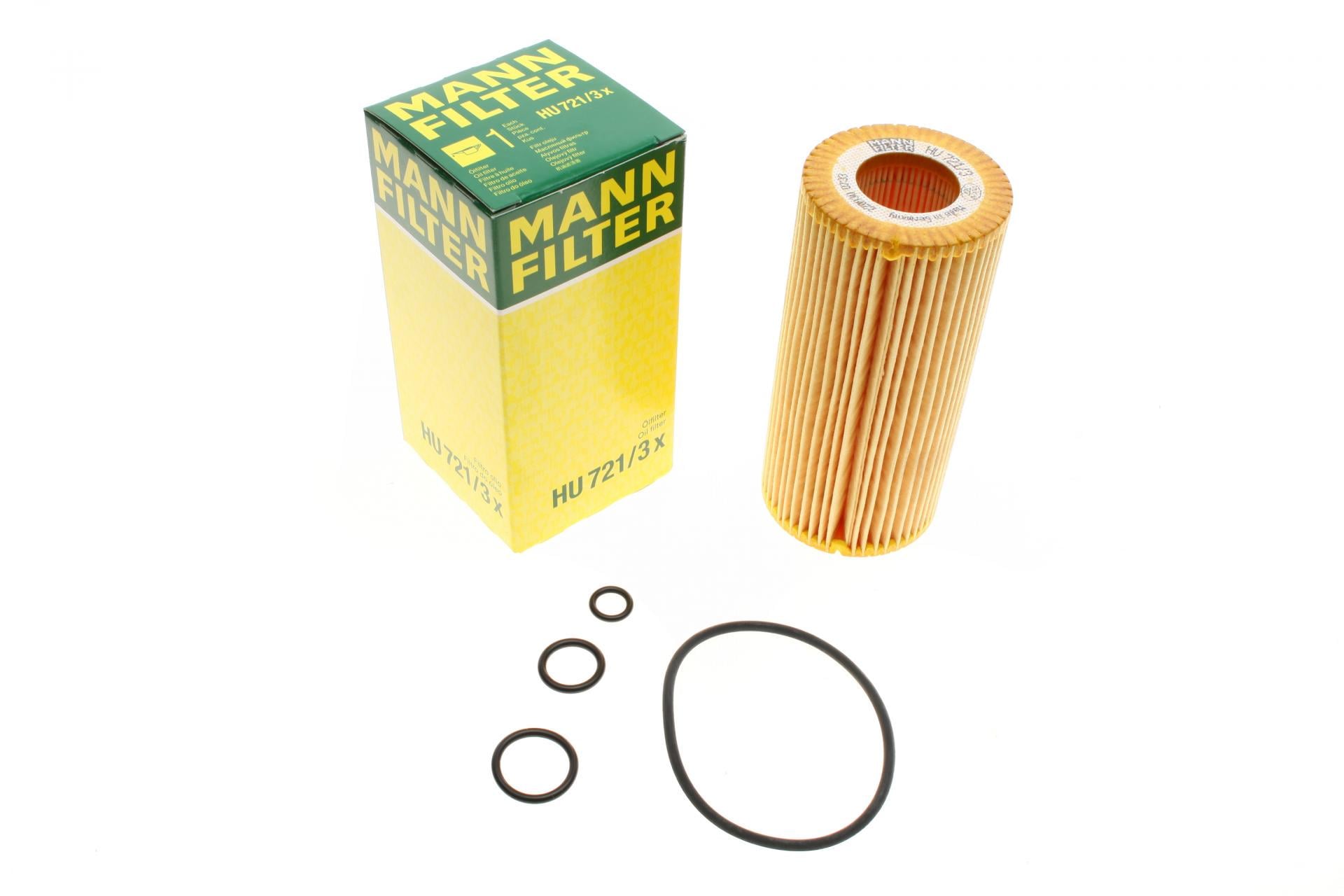 Фильтр масляный Mann-Filter для MB S-class W220/W221/W222/C217 5,5-6,0AMG 02- (HU 721/3 X)