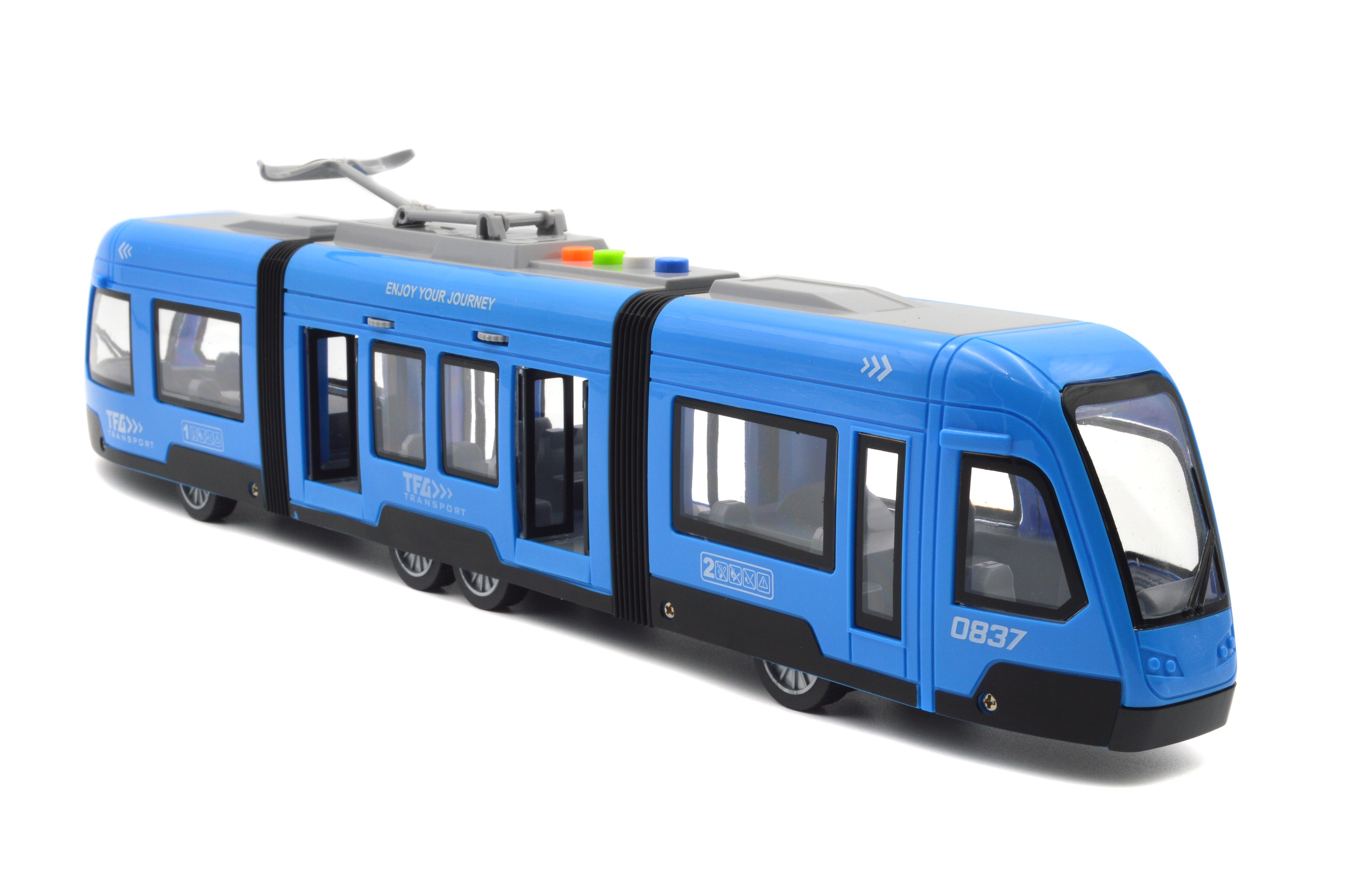 Трамвай WY930B масштаб 1:16 звук/свет/открывающаяся дверь (30358491) - фото 6