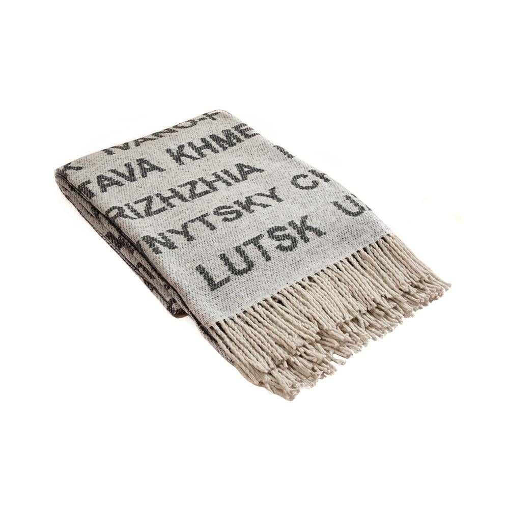 Плед жаккардовый Vladi Валенсия City UKR 140х200