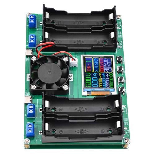 Тестер-вимірювач ємності опору акумуляторів 18650 Li-ion LCD 4 канали (902320) - фото 4
