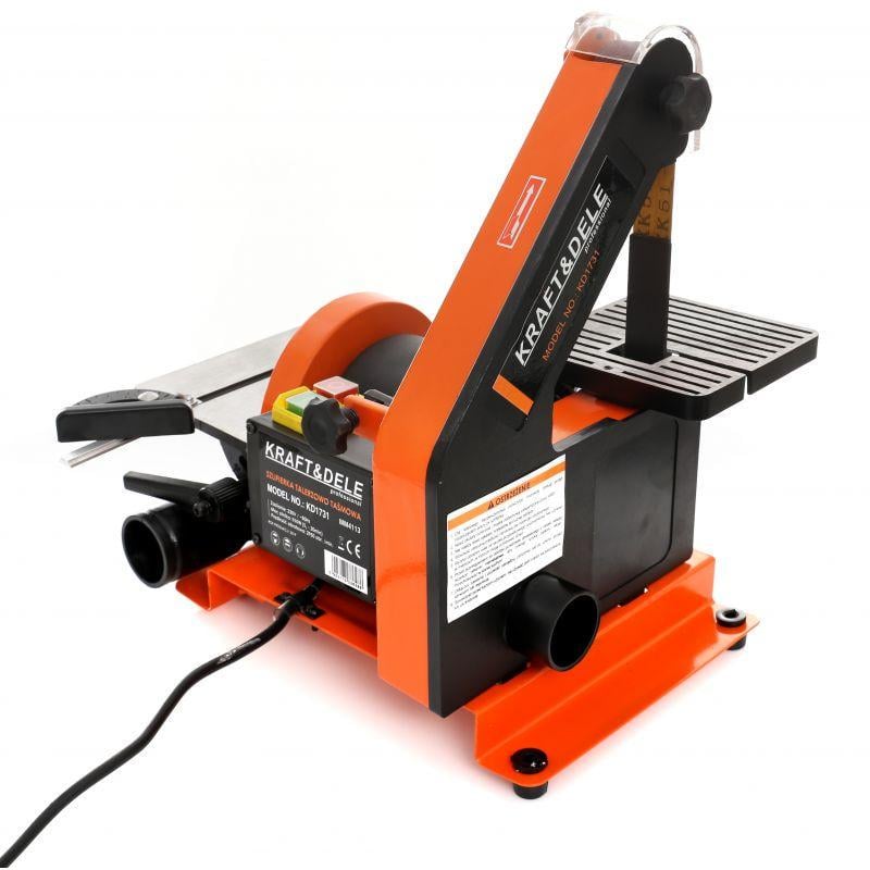 Верстат шліфувальний для дерева та пластмас Kraft&Dele KD1731 2188002196 стрічково-дисковий настільний 550 Вт - фото 8 Верстат шліфувальний для дерева та пластмас Kraft&Dele KD1731 2188002196 стрічково-дисковий настільний 550 Вт - фото 8