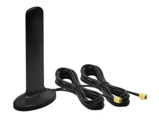 Автомобильная антенна LTE MIMO SMA-male с двойным кабелем 3 м 690-2700 мГц 16 дБ (31717601)