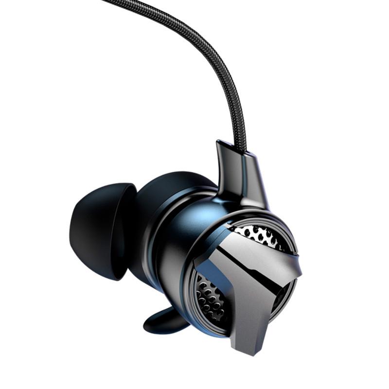 Навушники вкладиші провідні BASEUS GAMO Type-c Wired Earphone C15 ігрові мікрофон 1.2 м - фото 3