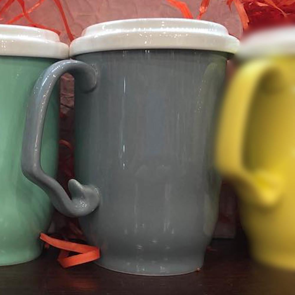 Чашка Ароматный чай с крышкой и керамическим ситечком 450 мл Серый (21-сір-O8030-54) - фото 8 Чашка Ароматный чай с крышкой и керамическим ситечком 450 мл Серый (21-сір-O8030-54) - фото 8