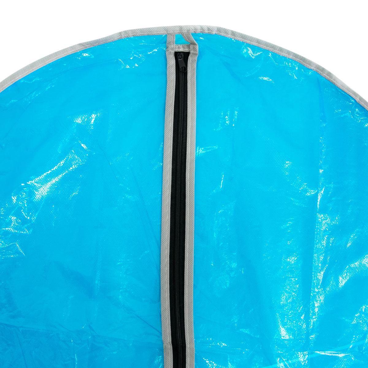 Чохол на одяг на блискавці AI JIA Garment bag 87х60 см Синій (1010028-Blue) - фото 3