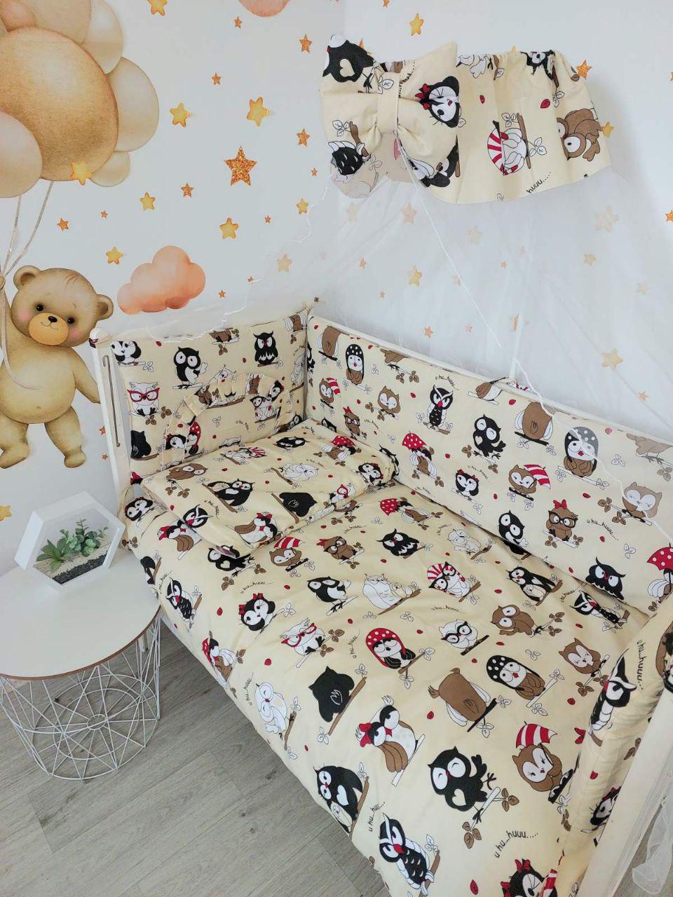 Комплект детского постельного белья Совушки (18805028)