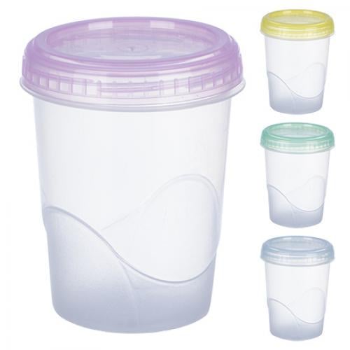 Набор контейнеров пищевых Stenson с резьбой 470 мл 4 шт. (PT-83535)