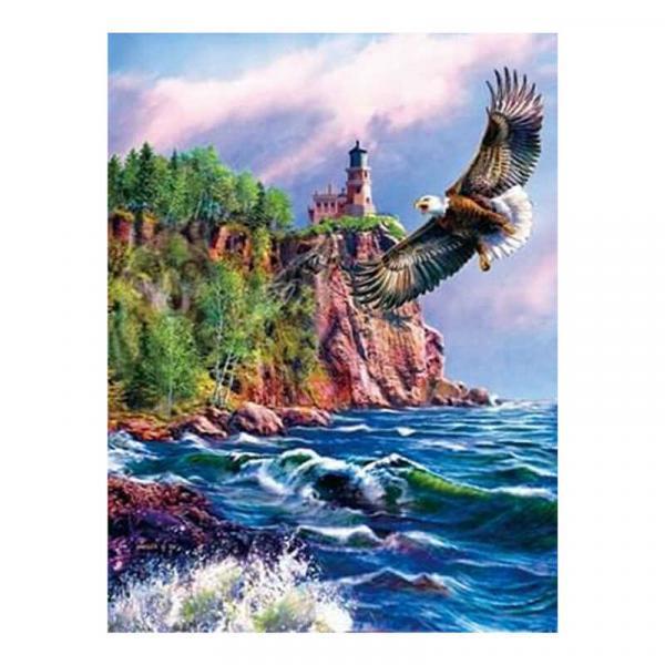 Алмазна мозаїка TK Group Орел над морем 40х30 см з рамкою в коробці (GB71831-mt)