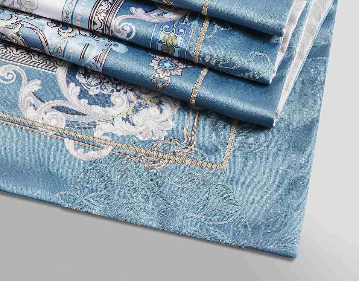 Комплект постільної білизни 200х220 см Сатин жаккард Valeria Glamor Arya AR-TR1004147 - фото 2