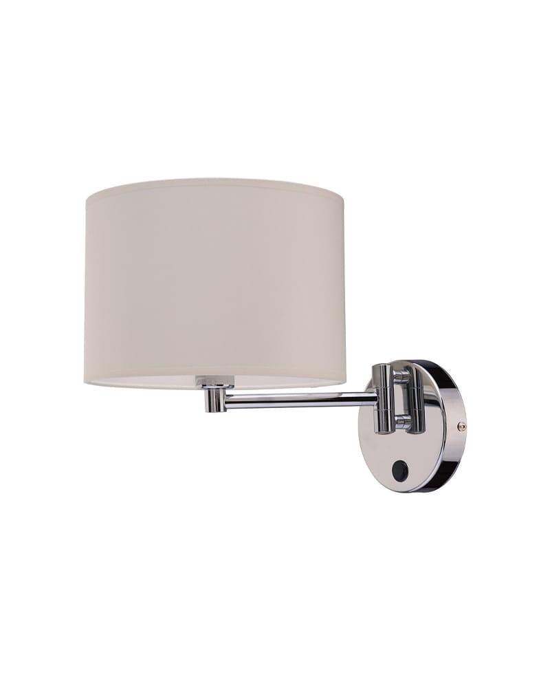 Бра Nowodvorski 8980 Hotel E14 1x60W IP20 Chrome (11450928)