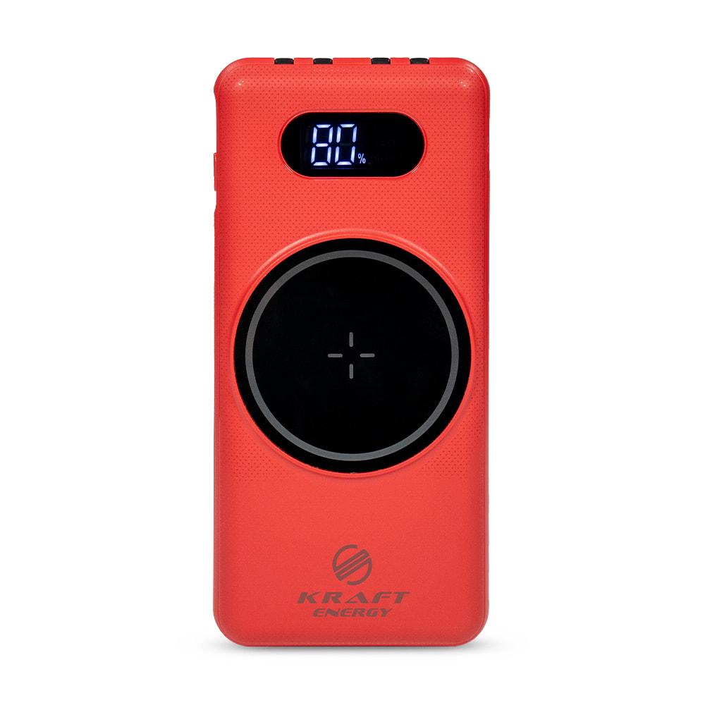 Повербанк Kraft KPB-1110W 10000 mAh Red (43-00056) - фото 1