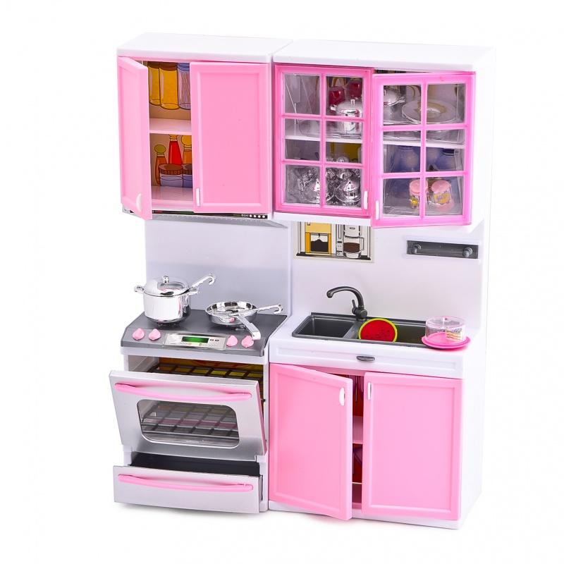 Игровой набор Куxня для куклы Розовый (ID199)