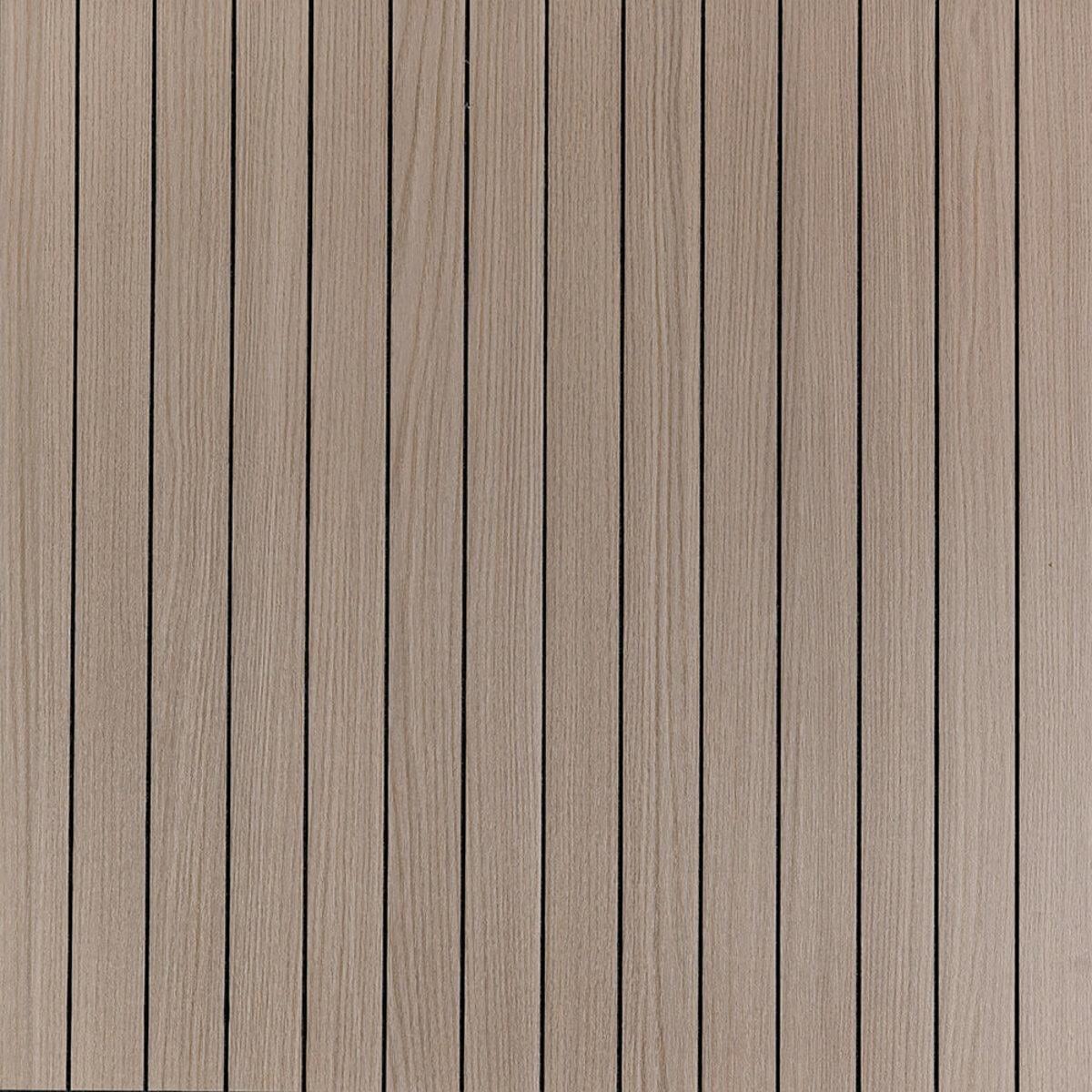 Покриття вінілове самоклеюче 3D рейки 600х600х2,8 мм Тік горіховий (SW-00002202)