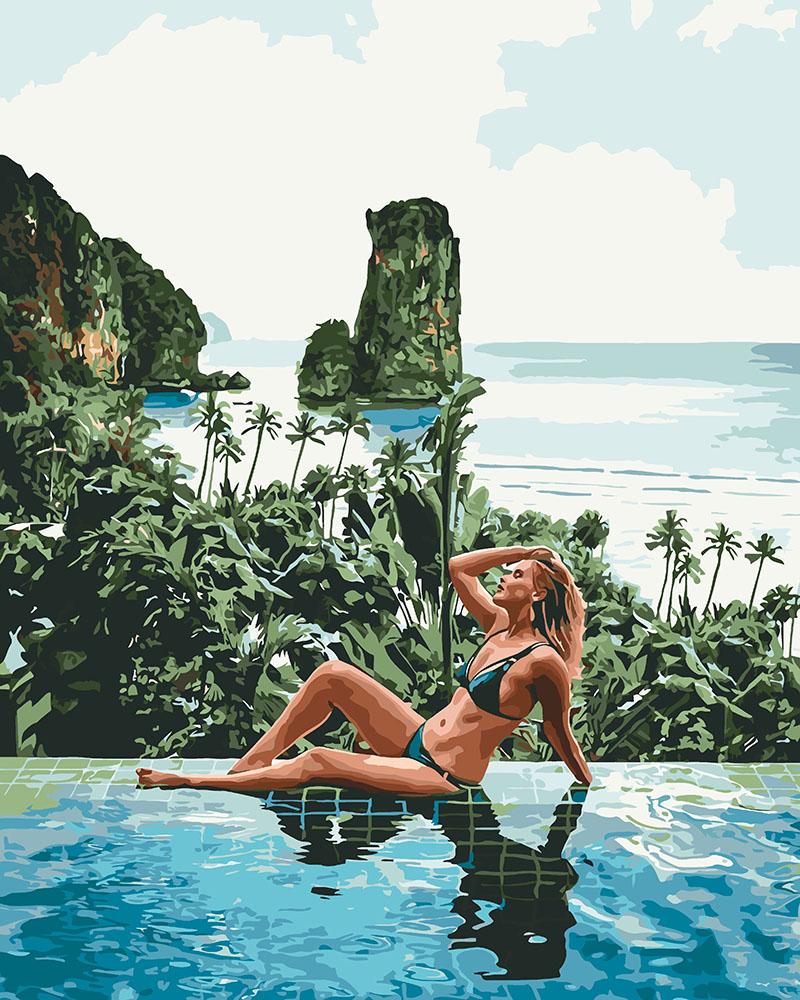 Картина по номерам Идейка "Отпуск" 40х50 см (KH4714)