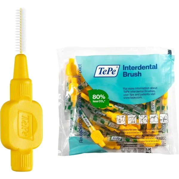 Ершики межзубные TePe Original 0,7 мм 25 шт. Желтый (6970)