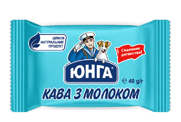 Напій кава з молоком Юнга 40 г шоу-бокс 12 шт.