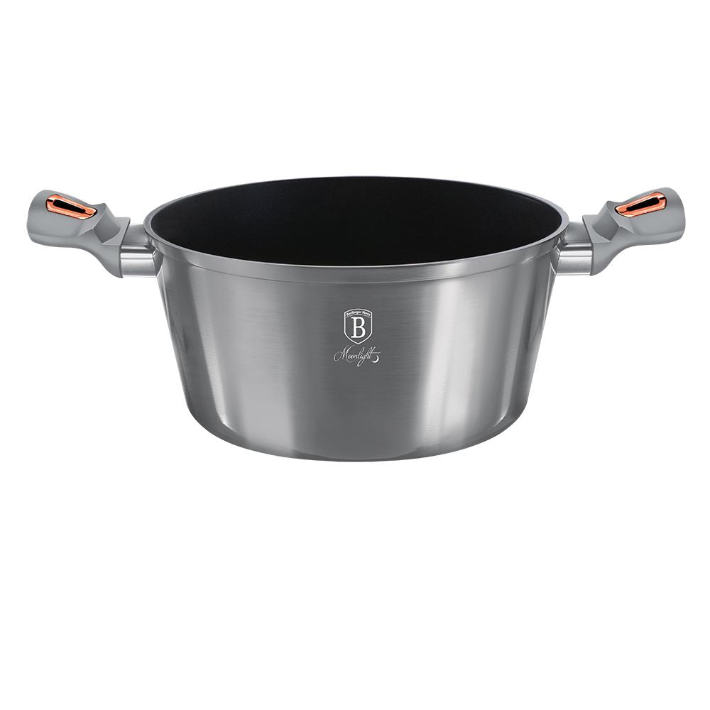 Кастрюля с крышкой Berlinger Haus Moonlight Edition BH 6013 6,1 л 28 см (14269) - фото 3 Кастрюля с крышкой Berlinger Haus Moonlight Edition BH 6013 6,1 л 28 см (14269) - фото 3