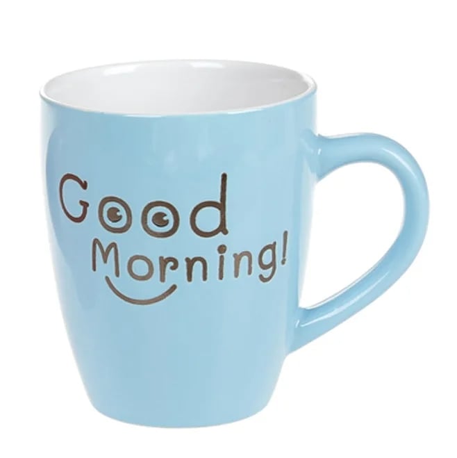 Чашка керамическая Flora "Good Morning" 0,36 л (31755)