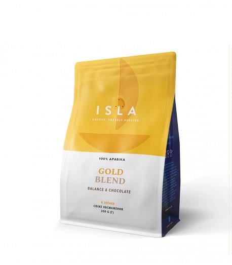 Кава в зернах ISLA Gold Blend 200 г (11697)