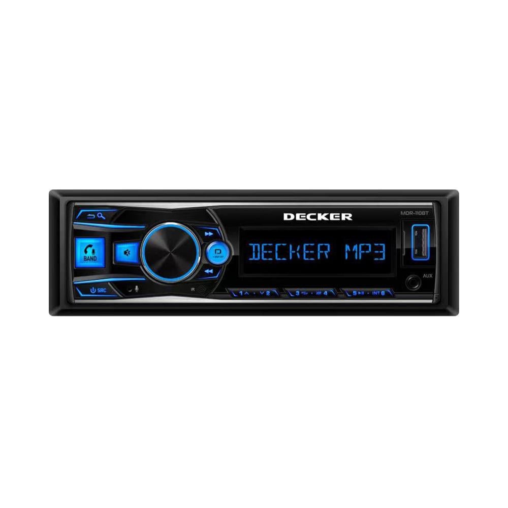 Автомагнитола Decker MDR-110 BT 1DIN (115823)