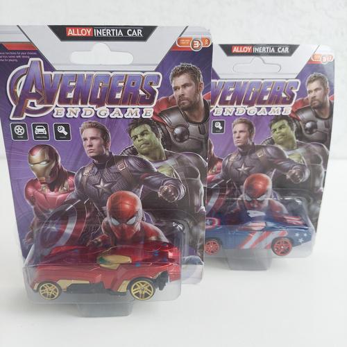 Машинки героя Марвел Hot Wheels металлопластик 8 см 2 шт. (M 1)