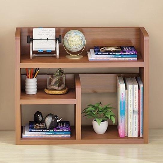 Полка книжная настольная из дерева Юнами Корица (КПА-035133)