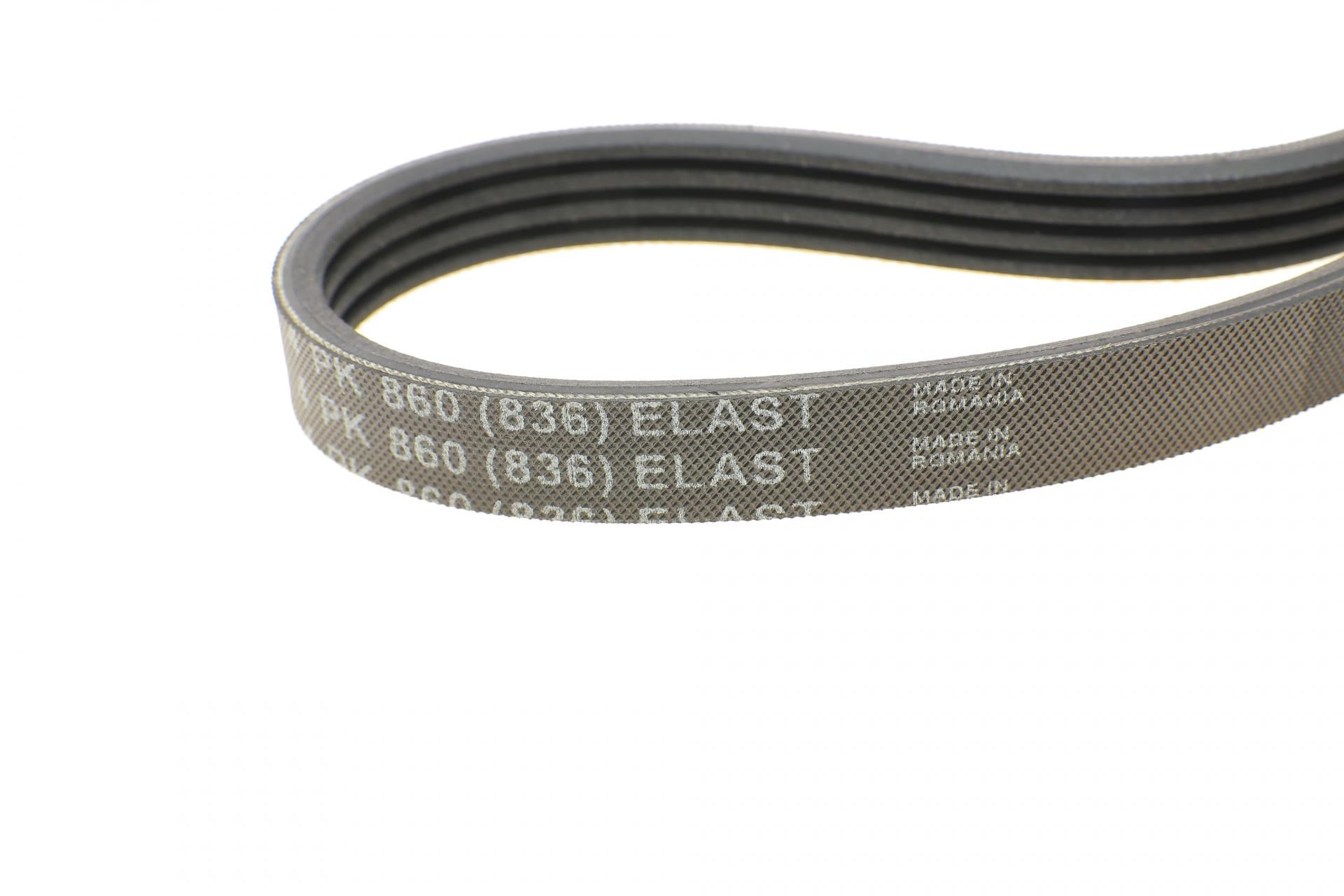 Ремень генератора Continental BMW 3 E46/E90/5 E60/6 E63/X3 E83/X5 E53 03-11 4PK860 ELAST - фото 4