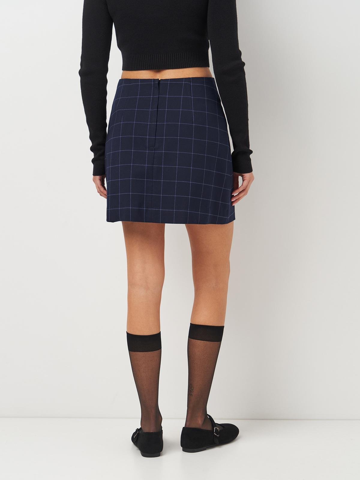 Юбка р. 38 Темно-синий (8040441wer) - фото 2