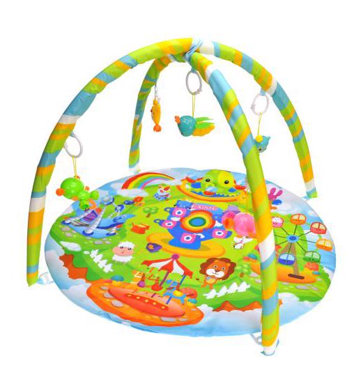 Игровой развивающий коврик с подвесками (161658)
