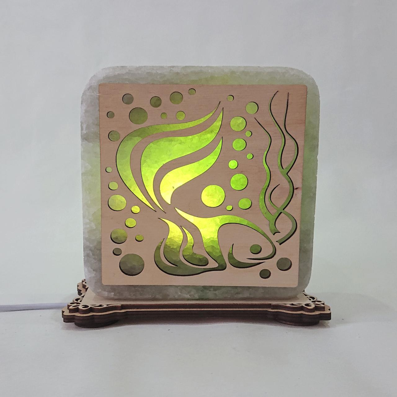 Соляной светильник Рыбка (k-0001-g)