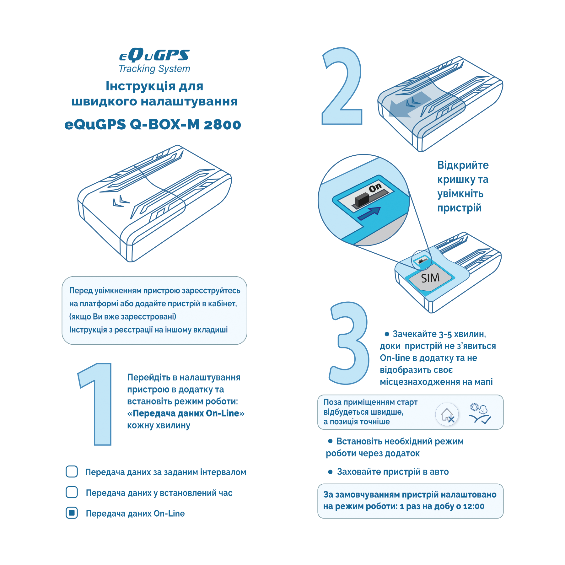 Маяк GPS eQuGPS Q-BOX-M 2800 Без SIM (305371) - фото 3