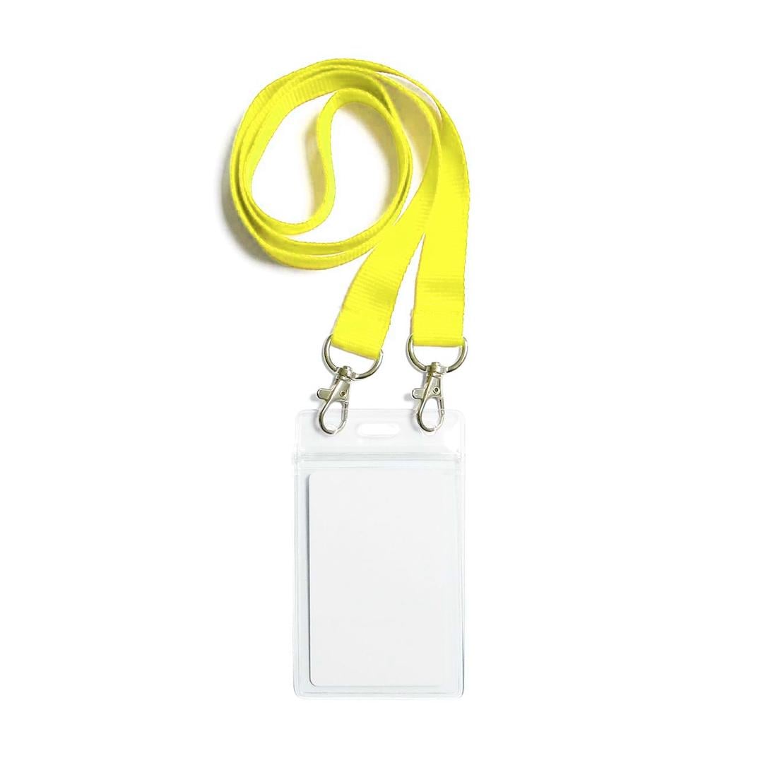 Бейдж с шнурком Ardix COM-08 114х67 мм 10 шт. Желтый (07-015-1-YE)