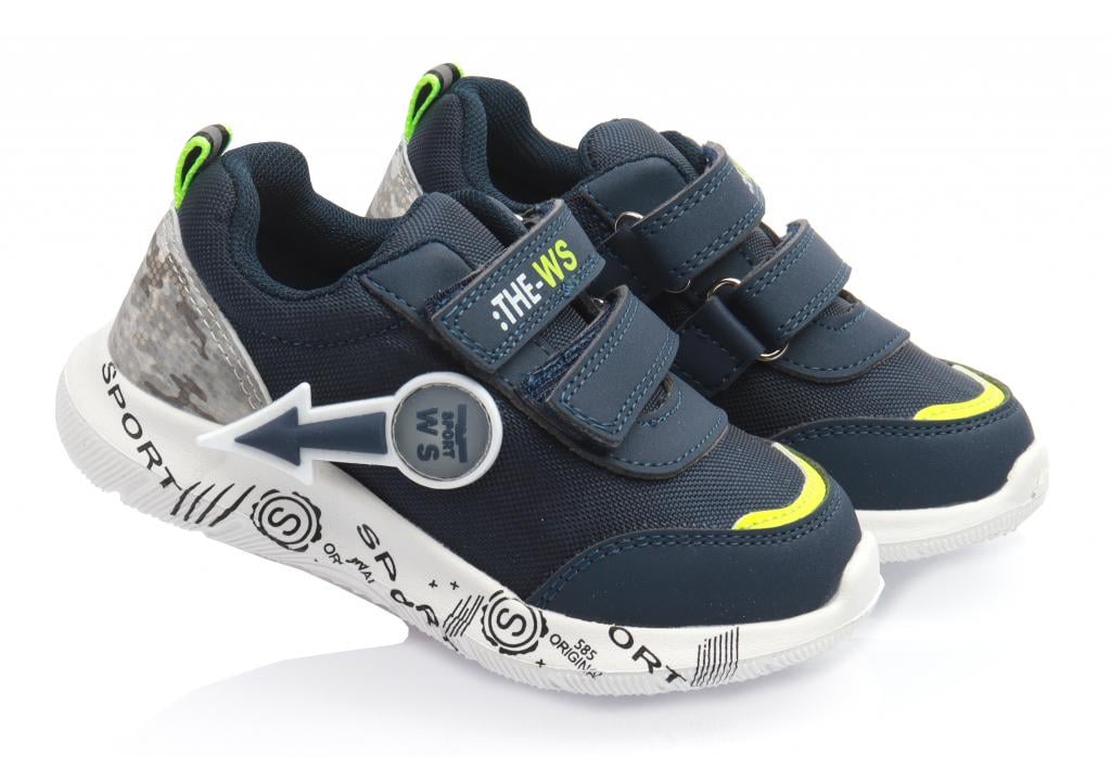 Кроссовки для мальчиков в сетку р. 23Темно-синий (3226)