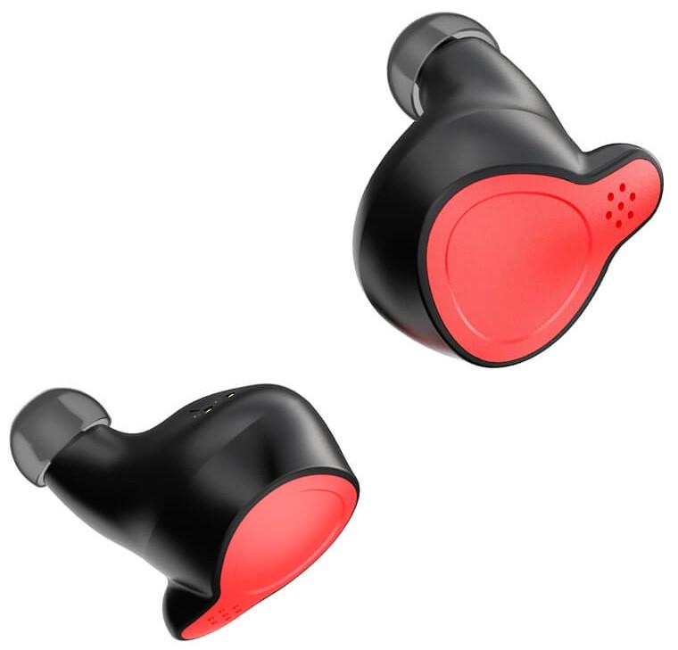 Навушники Bluetooth HOCO ES47 Shelly TWS у чохлі для зарядки BT5.0 Чорно-червоний (1456270612)