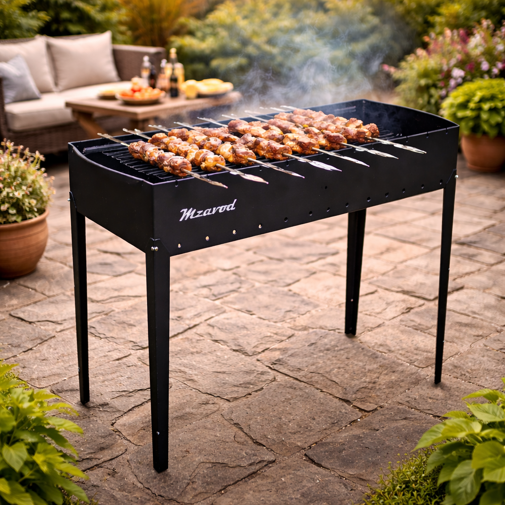 Мангал Jooki Эней на 9 шампуров 4 мм на ножках