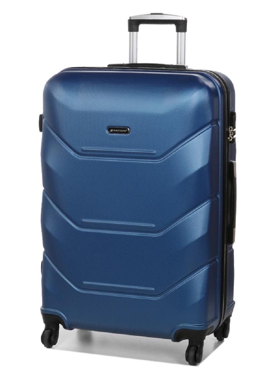 Чемодан пластиковый Madisson 32303 большой Темно-синий (Mp00135)